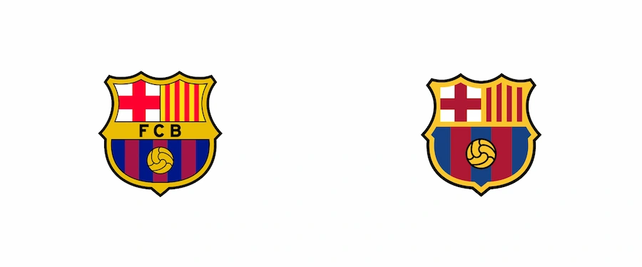 Logo Barça 8 lần thay đổi trước khi trở thành vua kiện tụng - Vu Digital (Design Agency)