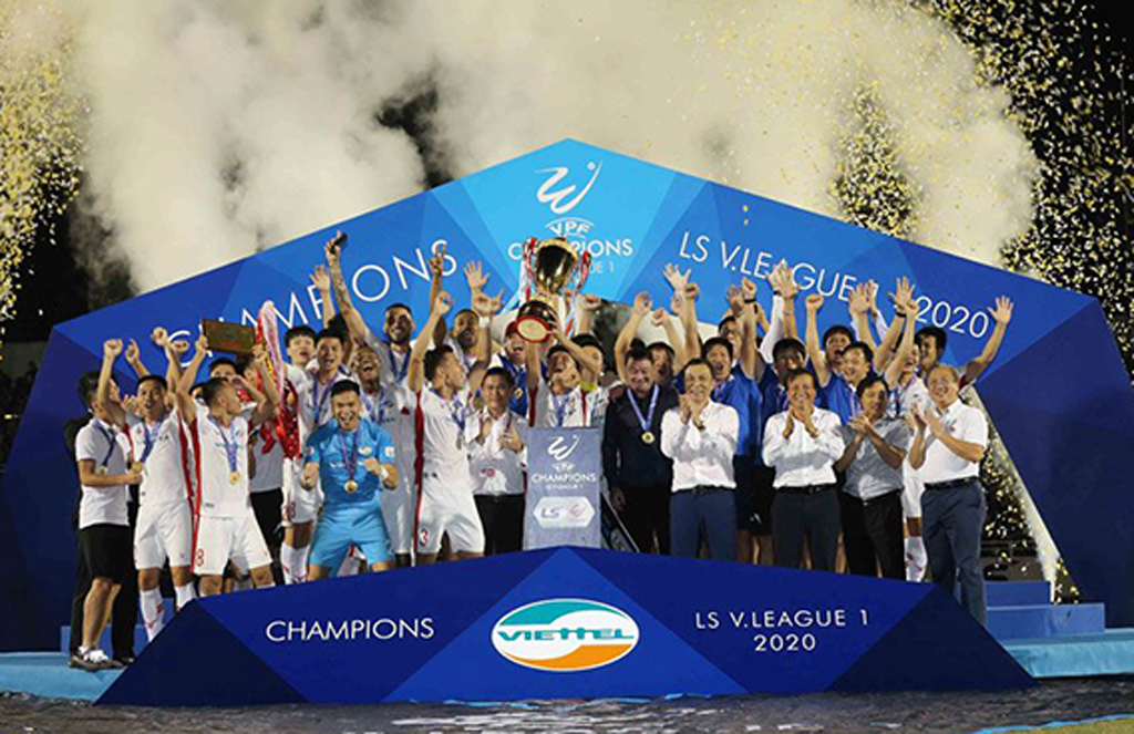 LS V.League 1 - Giải bóng đá vô địch quốc gia 2020: Đội bóng Viettel chiến thắng